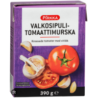 Томатная паста с чесноком Pirkka Valkosipuli-Tomaattimurska 390 г