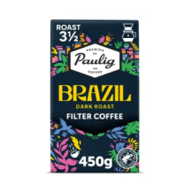 Кофе молотый темный Paulig Brazil Dark Roast 450г
