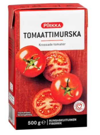 Измельченные помидоры Pirkka tomaattimurska 500 г