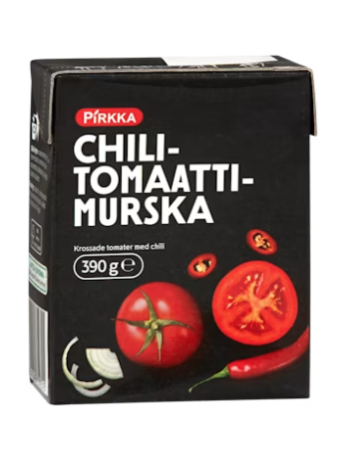 Паста из томатов с чили Pirkka chilitomaattimurska 390 г
