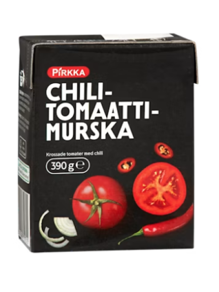 Паста из томатов с чили Pirkka chilitomaattimurska 390 г