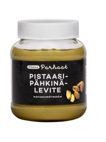 Фисташковая паста Pirkka Parhaat pistaasipähkinälevite 350 г