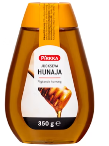 Мёд Pirkka juokseva hunaja 350 г