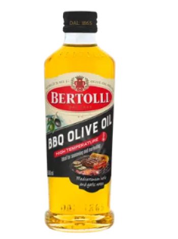 Оливковое масло Bertolli Grill 500 мл с экстрактом трав, специй и лимона