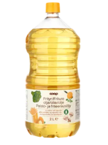 Масло для жарки и фритюра Coop paisto- ja friteerausöljy 2 л