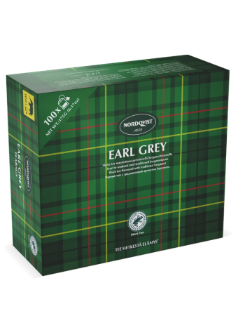 Черный чай Nordqvist Earl Grey 100 х 1,75г