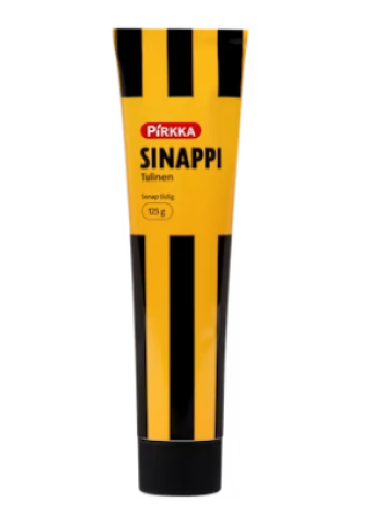 Острая горчица Pirkka Tulinen sinappi 125 г