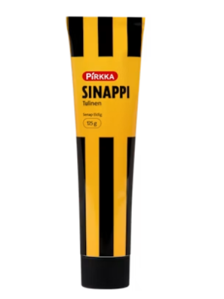 Острая горчица Pirkka Tulinen sinappi 125 г