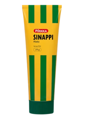 Мягкая горчица Pirkka Mieto sinappi 275 г