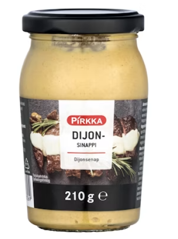 Дижонская горчица Pirkka Dijon sinappi 210 г