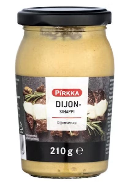 Дижонская горчица Pirkka Dijon sinappi 210 г