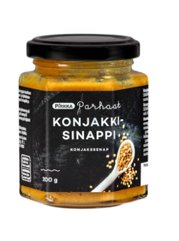 Горчица с коньяком Pirkka Parhaat konjakkisinappi 200 г