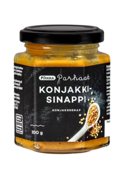 Горчица с коньяком Pirkka Parhaat konjakkisinappi 200 г