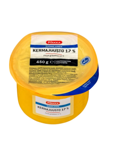 Сливочный сыр Pirkka suomalainen kermajuusto 17% 450 г