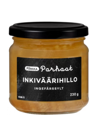 Имбирное варенье Pirkka Parhaat inkiväärihillo 230 г