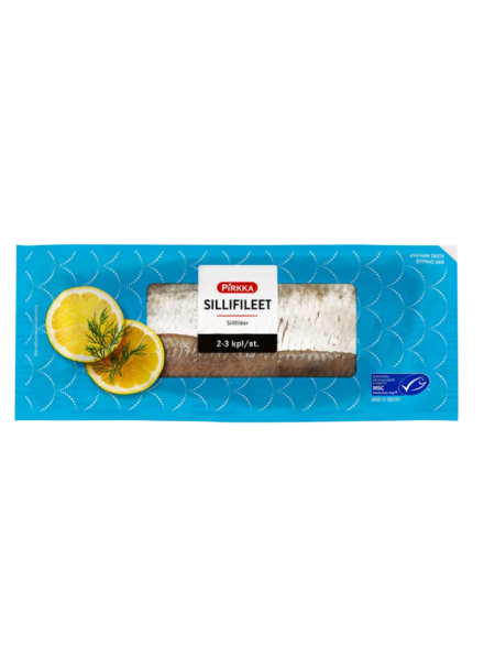 Филе сельди Pirkka sillifilee  MSC vakuumipakattu 180 г
