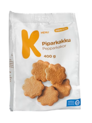Традиционные пряники K-Menu piparkakku 400г