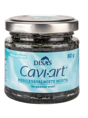 Икра из морских водорослей Disas Cavi-Art merilevävalmiste musta 80 г