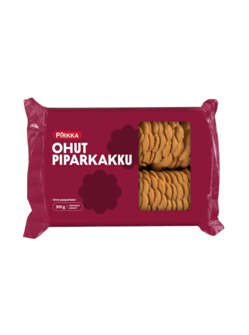 Тонкие имбирные пряники Pirkka ohut piparkakku 300 г
