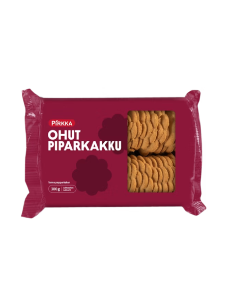 Тонкие имбирные пряники Pirkka ohut piparkakku 300 г