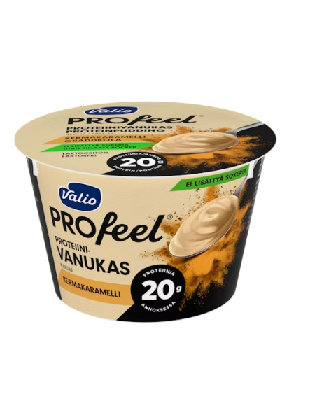 Протеиновый пудинг Valio PROfeel proteiinivanukas kermakaramelli laktoositon 180г со вкусом крем-карамель
