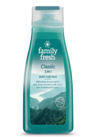 Гель для душа Family Fresh Classic 3in1 Body Hair Face 500 мл