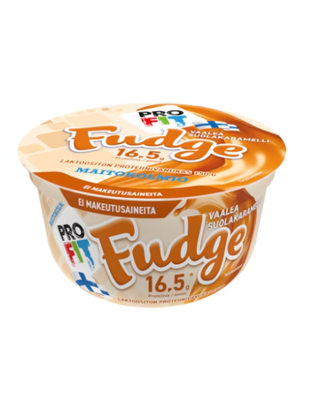 Протеиновый пудинг PROFIT Fudge proteiinivanukas vaalea suolakaramelli laktoositon 150 г легкая соленая карамель
