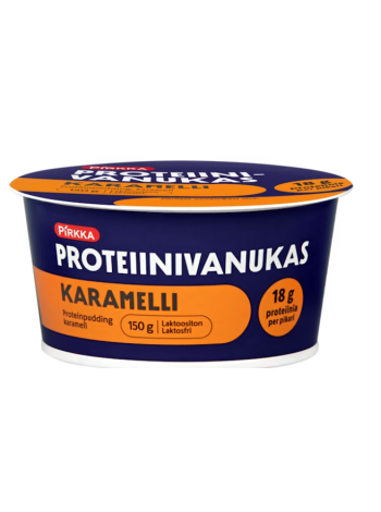 Протеиновый пудинг Pirkka proteiinivanukas karamelli 150 г карамель