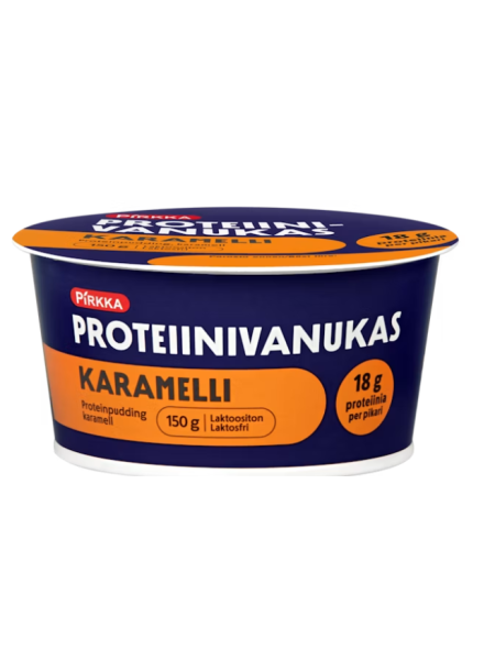 Протеиновый пудинг Pirkka proteiinivanukas karamelli 150 г карамель