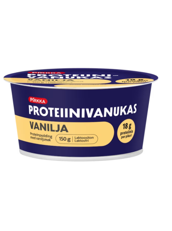 Протеиновый мусс Pirkka proteiinivanukas vanilja 150 г ваниль