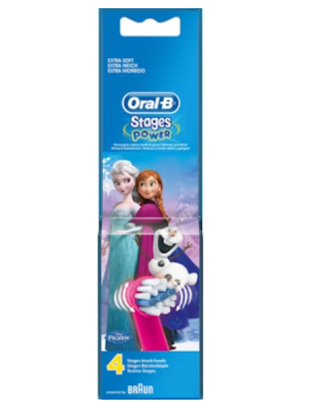 Комплект сменных щеток Oral-B Kids Frozen 4 шт