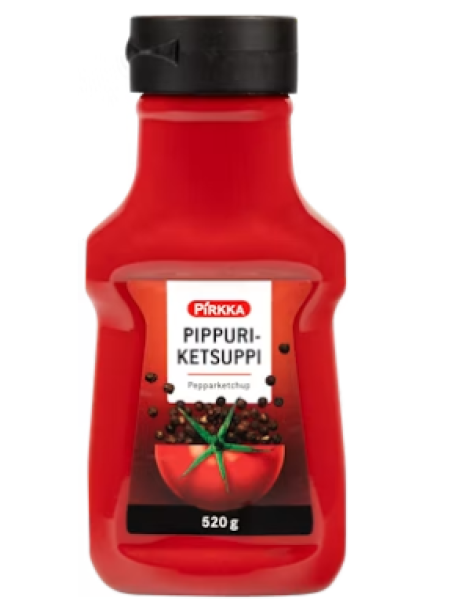 Острый перечный кетчуп Pirkka pippuriketsuppi 520 г