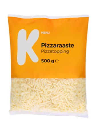 Тертый сыр для пиццы K-Menu pizzaraaste 500 г