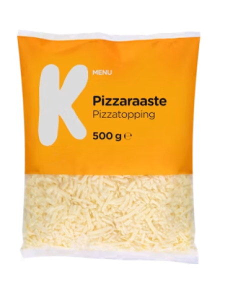Тертый сыр для пиццы K-Menu pizzaraaste 500 г