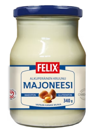 Майонез без лактозы Felix Kruunu majoneesi 340 г в стекле