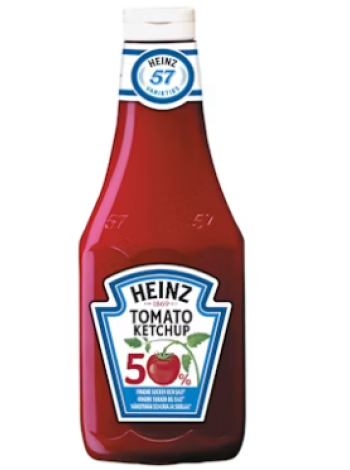 Кетчуп с меньшим количеством сахара и соли Heinz ketchup 960 г 