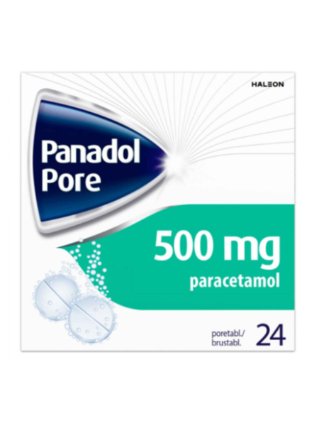 Шипучие таблетки PANADOL PORE 500 мг PORETABLETTI 24 шт