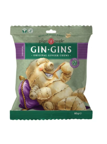 Имбирные конфеты Gin Gins People inkiväärimakeinen 60 г