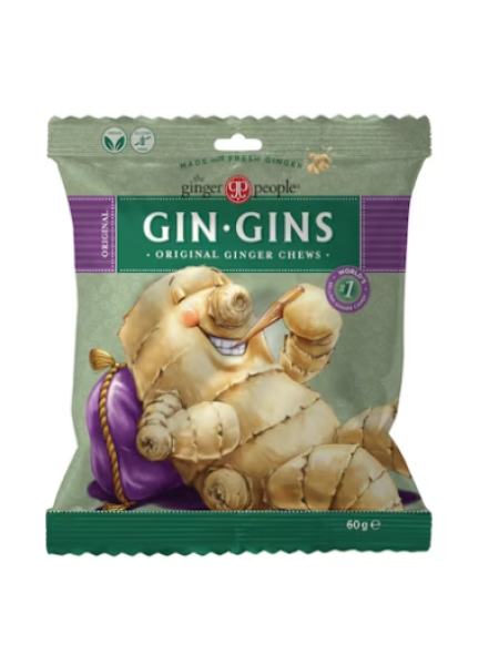 Имбирные конфеты Gin Gins People inkiväärimakeinen 60 г