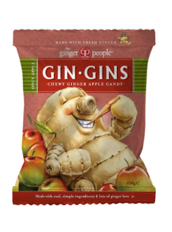 Имбирные конфеты Gin Gins inkiväärimakeinen Omena 150г