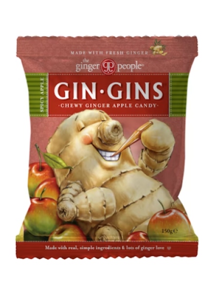 Имбирные конфеты Gin Gins inkiväärimakeinen Omena 150г