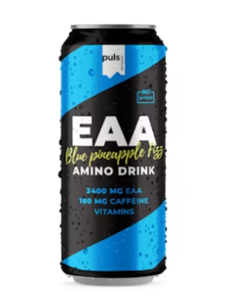 Аминокислотный напиток Puls EAA aminohappojuoma Blue pineapple fizz 0,33л ананас