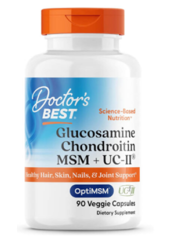 Биологически активная добавка Doctor’s BEST Glucosamine Chondroitin MSM + UC-II 90 кап