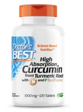 Биологически активная добавка с комплексом куркумина C3 и биоперином Doctor’s BEST High Absorption CURCUMIN 120 таб