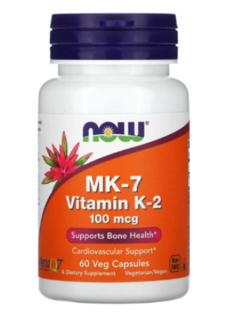Биологически активная добавка NOW MK-7 Vitamin K-2 100 mcg 60 таб