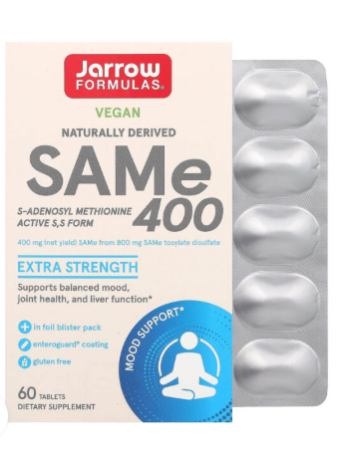 Биологически активная добавка Jarrow Formulas SAMe 400 мг 60 таблеток