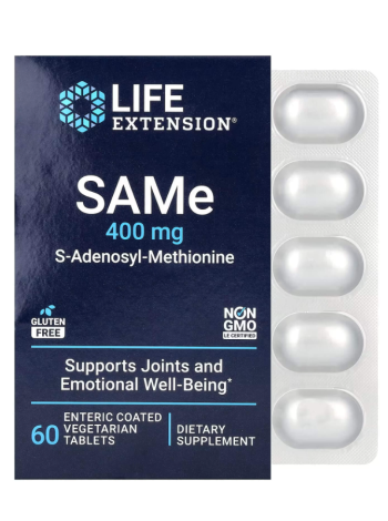 Биологически активная добавка Life Extension SAMe 400 мг 60 таб