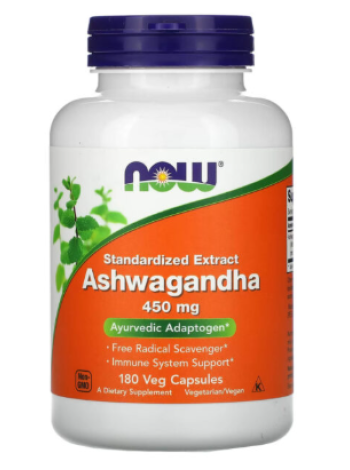 Биологически активная добавка NOW Ashwagandha 450 mg 180 таб