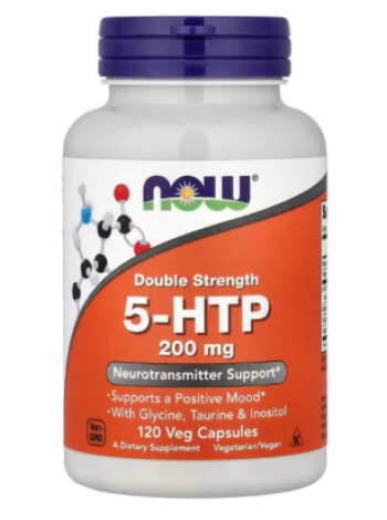 Биологически активная добавка NOW Double Strength 5-HTP 200 mg 120 таб