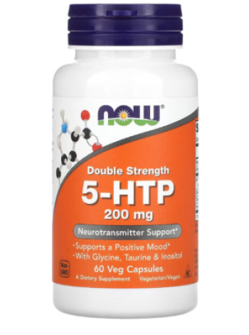 Биологически активная добавка NOW Double Strength 5-HTP 200 mg  60 таб